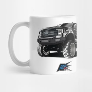 ford f250 hd truck black Mug